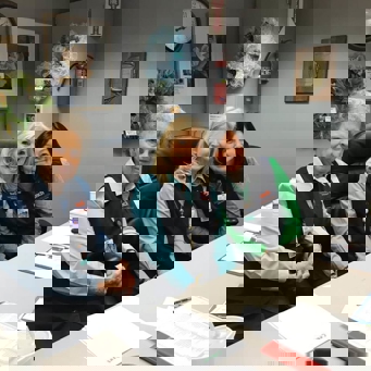 3ladies at Rec Desk Photo