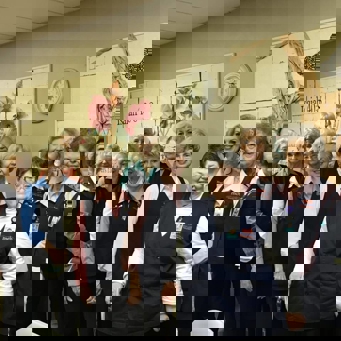 aux at memorial service Photo