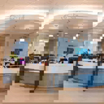 reception desk Photo