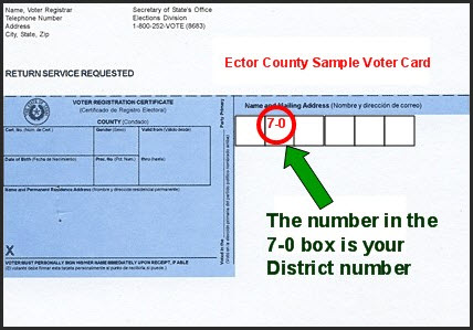 voter card example